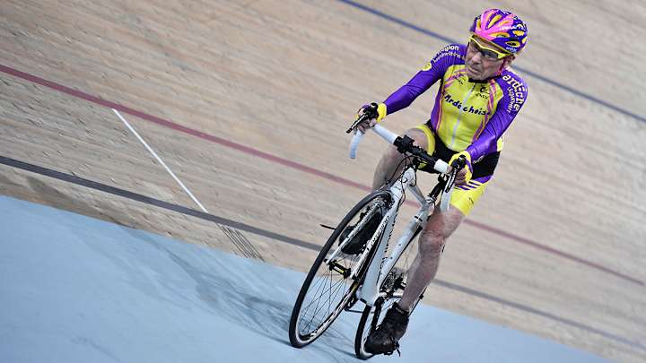 Watch: 105-year-old breaks one-hour cycling record Watch: 105-year-old breaks one-hour cycling record