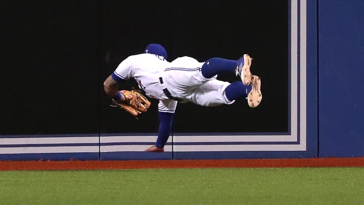 Blue Jays’ Kevin Pillar submits early candidate for Catch of the Year