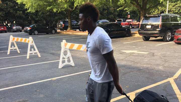 Rookie Curtis Samuel Got Dropped Off at Panthers Camp by his Mom