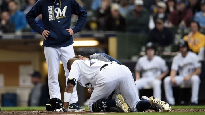 Brewers’ Keon Broxton says helmet flap saved his life after hit by pitch