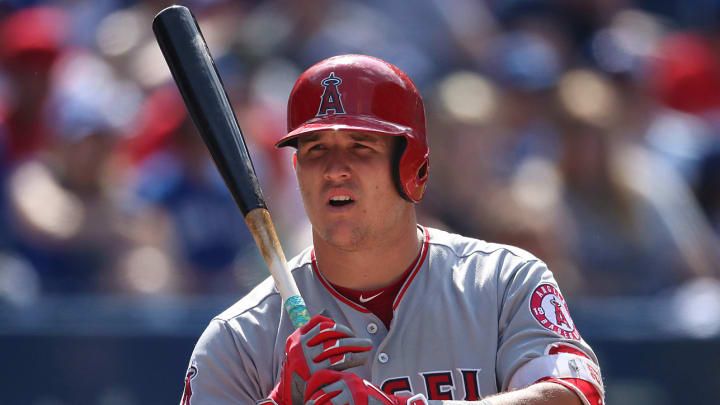 6'2": Mike Trout, Los Angeles Angels, CF 6'2": Mike Trout, Los Angeles Angels, CF
