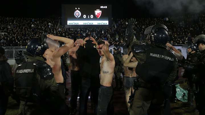 Partizan Fan Brawl at Derby vs. Red Star Ends With 26 Arrested