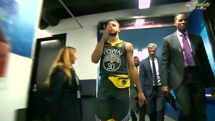 Watch: Steph Curry Wears Fanny Pack After Losing Bet to JaVale McGee Watch: Steph Curry Wears Fanny Pack After Losing Bet to JaVale McGee