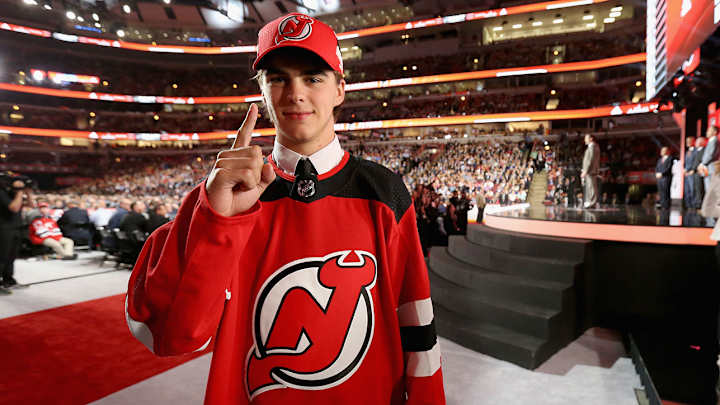 Devils' Nico Hischier not fazed after being No. 1 pick Devils' Nico Hischier not fazed after being No. 1 pick