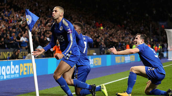 Leicester Dumps Liverpool Out of League Cup Behind Okazaki, Slimani Goals