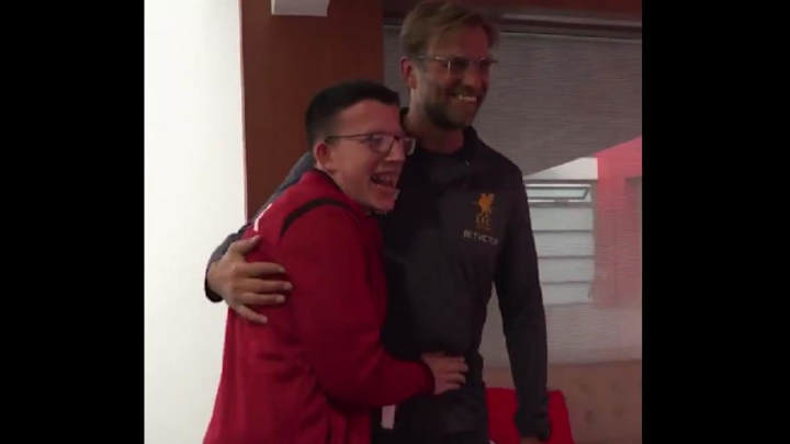 VIDEO: Disabled Liverpool Fan Is Granted His Wish to Interview Jurgen Klopp