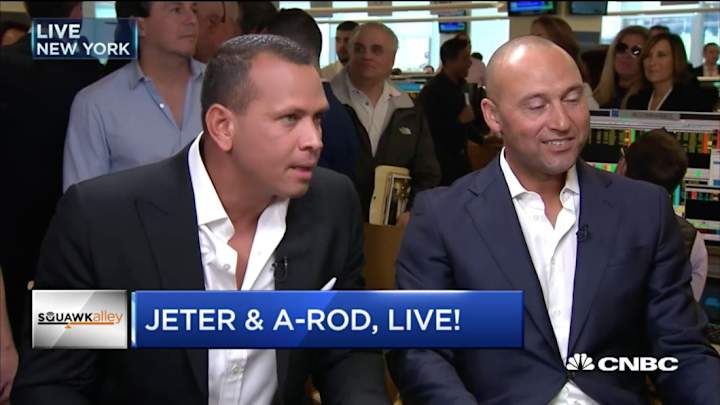 This Alex Rodriguez-Derek Jeter CNBC interview is so painfully awkward This Alex Rodriguez-Derek Jeter CNBC interview is so painfully awkward