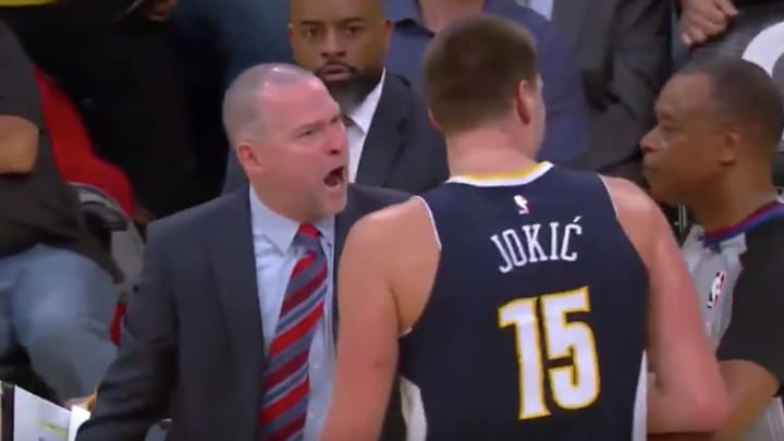 Watch: Mike Malone Runs On the Court, Gets Ejected After Nikola Jokic Gets Knocked to the Ground Watch: Mike Malone Runs On the Court, Gets Ejected After Nikola Jokic Gets Knocked to the Ground