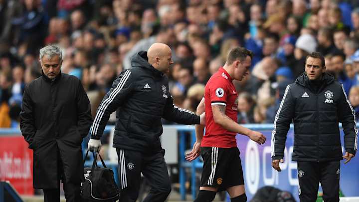 Man Utd Given Phil Jones Injury Boost After Saturday's Defeat Against Huddersfield