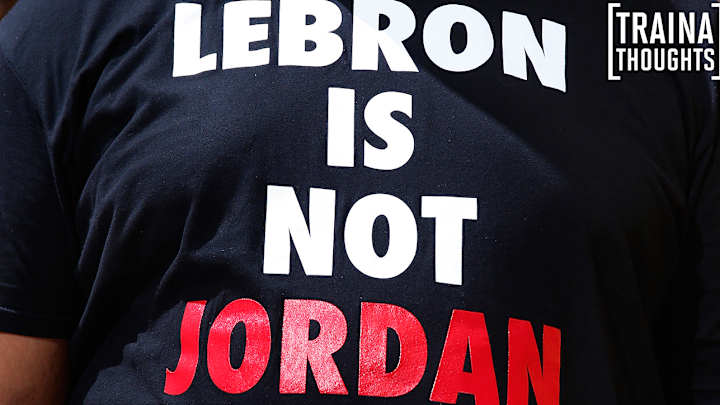 Traina Thoughts: LeBron James-Michael Jordan debate gets intense after James' bad game Traina Thoughts: LeBron James-Michael Jordan debate gets intense after James' bad game