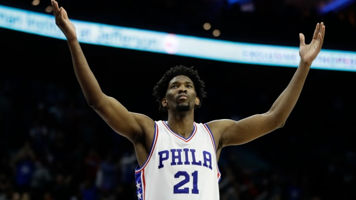 Report: 76ers' Joel Embiid has low–grade meniscus tear in left knee