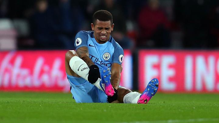Manchester City's Gabriel Jesus suffers fractured metatarsal Manchester City's Gabriel Jesus suffers fractured metatarsal