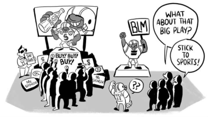 Martellus Bennett Instagrams His First Political Cartoon