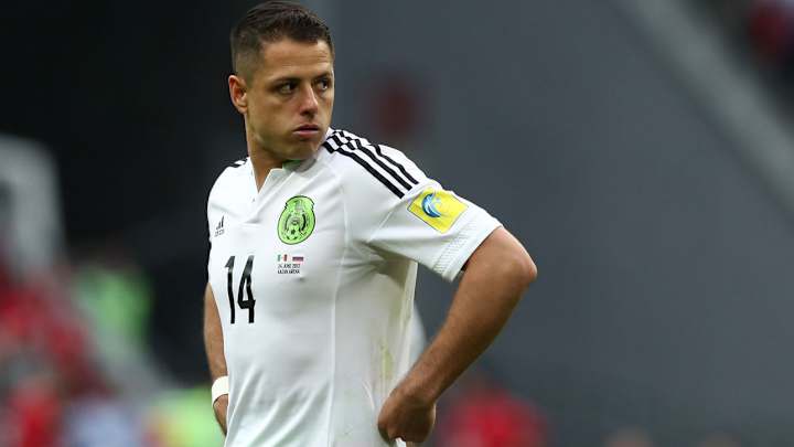 Chicharito trains separately ahead of Mexico's Confederations Cup semifinal