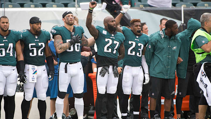 Eagles Safety Malcolm Jenkins Won't Raise Fist During National Anthem Anymore