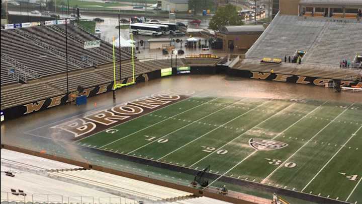 Akron at Western Michigan Postponed Due to Worst Weather Ever