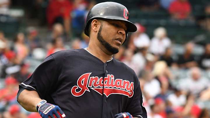 Indians’ Edwin Encarnacion Leaves Game With Ankle Sprain vs. Yankees