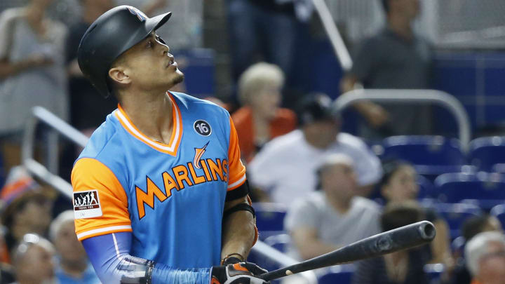 WATCH: Giancarlo Stanton Hits 48th and 49th Home Runs of the Season