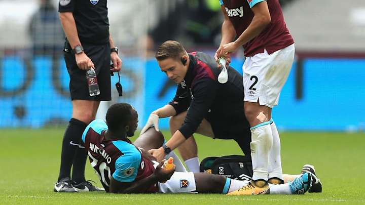 West Ham Expect Quick Antonio Return From Groin Injury Sustained Against Spurs