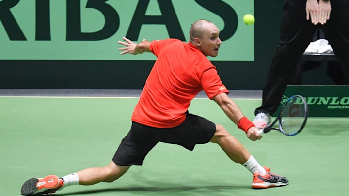 Darcis edges Kohlschreiber to give Belgium lead over Germany Darcis edges Kohlschreiber to give Belgium lead over Germany