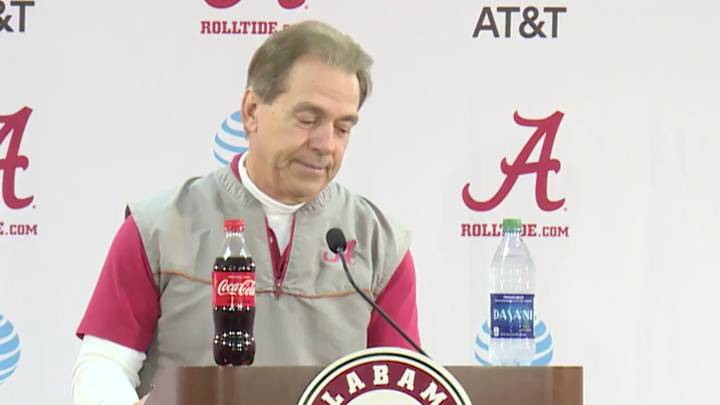 Watch: Nick Saban Does Not Understand Why People Wear Worn Out Jeans