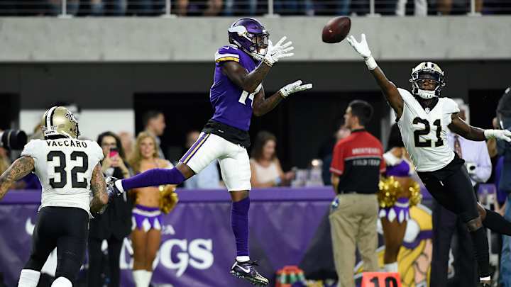 Stefon Diggs Stars as Vikings Down Adrian Peterson, Saints to Open Season