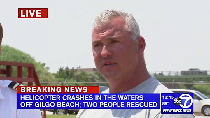 Shane McMahon rescued from helicopter that crash landed into ocean Shane McMahon rescued from helicopter that crash landed into ocean