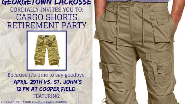 Georgetown lacrosse to officially retire cargo shorts (and we have some alternatives) Georgetown lacrosse to officially retire cargo shorts (and we have some alternatives)