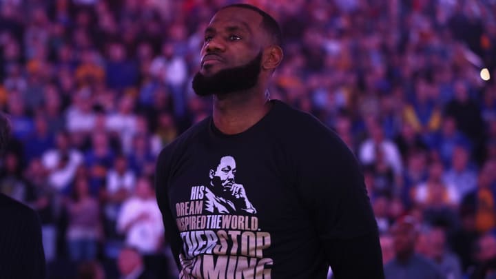 LeBron James Stands Tall In The Face Of Hatred LeBron James Stands Tall In The Face Of Hatred