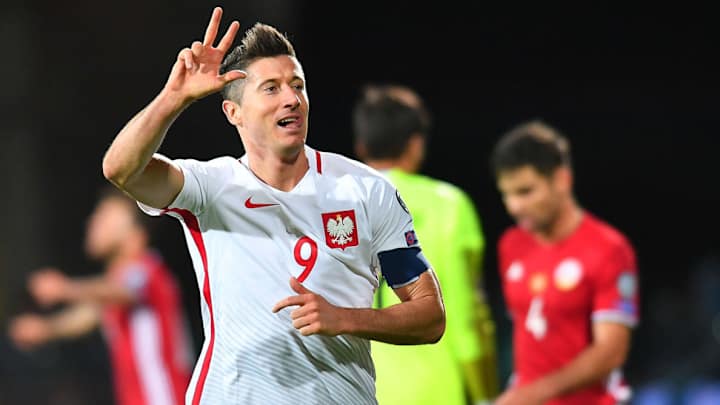 Lewandowski Hat Trick Sets Record, Puts Poland on Cusp of World Cup Lewandowski Hat Trick Sets Record, Puts Poland on Cusp of World Cup