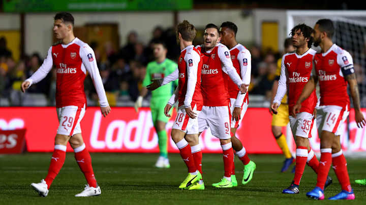 Watch: Lucas Perez, Walcott score for Arsenal in FA Cup win at fifth-tier Sutton
