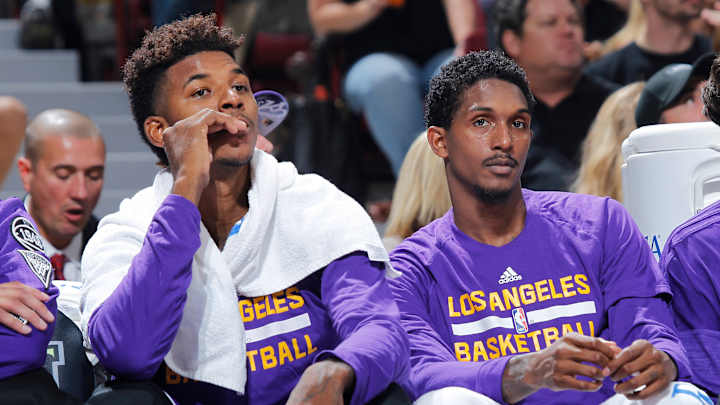 Nick Young and Lou Williams look like they’re negotiating a debt on Twitter