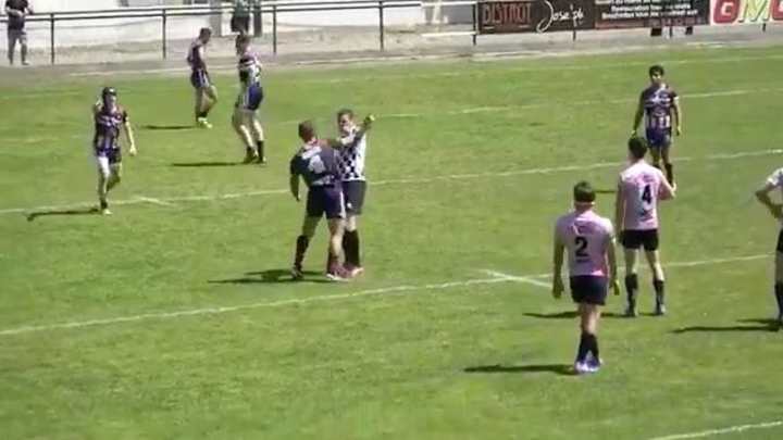 Video: French rugby player faces lifetime ban for knocking out ref with punch