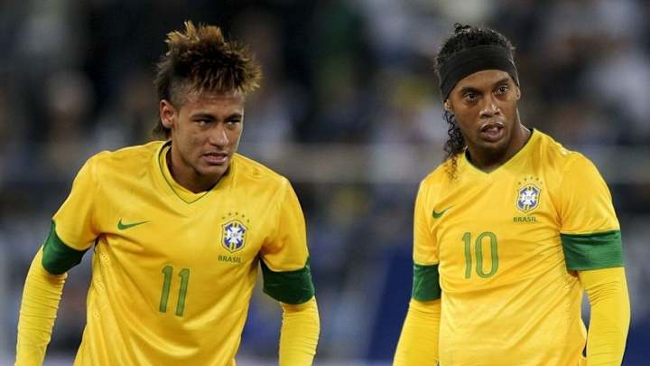 Selecao Legend Ronaldinho Describes Watching Neymar Play for Brazil as an 'Honour'
