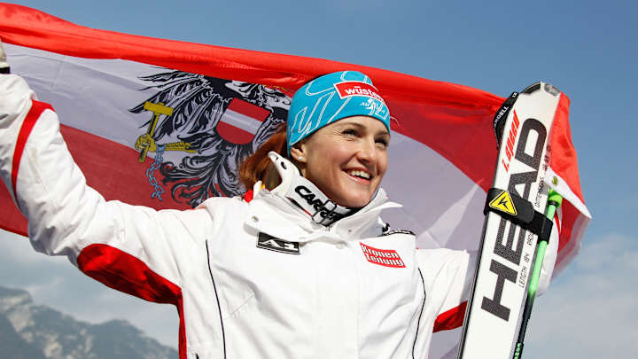 Goergl, oldest skier to win WCup race, retires at 36