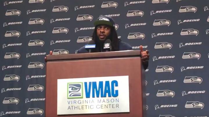 Watch: Richard Sherman Says NFL Injury Reports Are 'For the Gamblers'