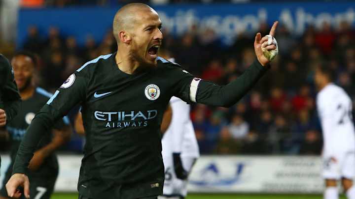 Pep Guardiola Lauds 'Animal' David Silva for Manchester City Scoring Form