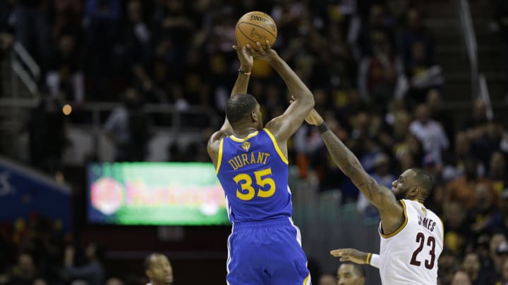 Kevin Durant named Finals MVP after winning first championship Kevin Durant named Finals MVP after winning first championship