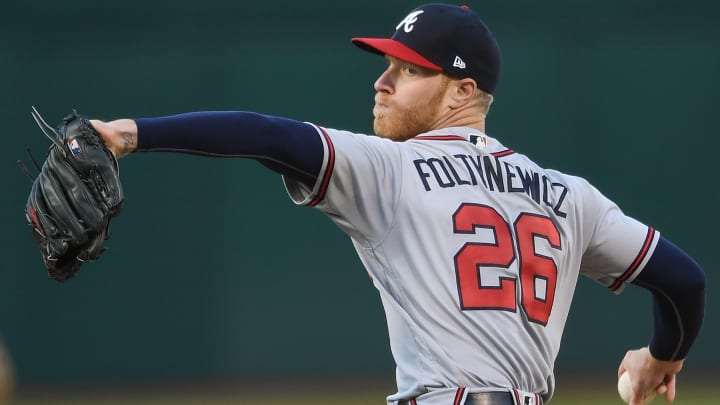 Braves SP Mike Foltynewicz has no-hitter through eight innings vs. Athletics Braves SP Mike Foltynewicz has no-hitter through eight innings vs. Athletics