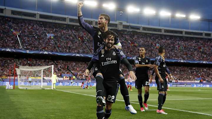 Real Madrid absorbs Atletico's best shot in Calderon farewell, survives to reach UCL final