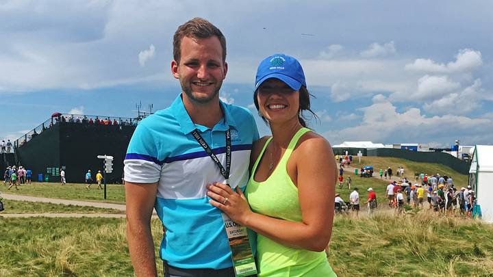 In the midst of birdies and bogeys, a marriage proposal