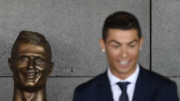 Real Madrid Gives Cristiano Ronaldo a Bust That Actually Looks Like Him