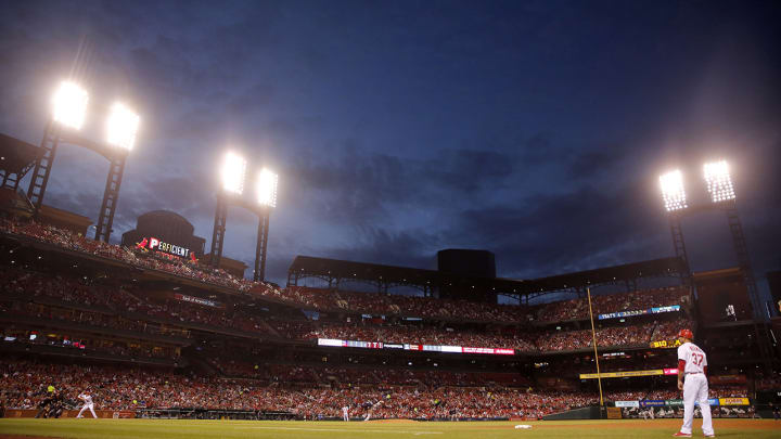 Woman grazed by stray bullet at St. Louis Cardinals game