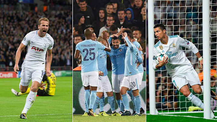 Tottenham Enjoys Rare Good Champions League Fortune; Romps for Man City, Real Madrid