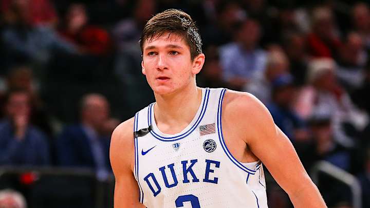 Grayson Allen shoves FSU assistant after chasing loose ball Grayson Allen shoves FSU assistant after chasing loose ball