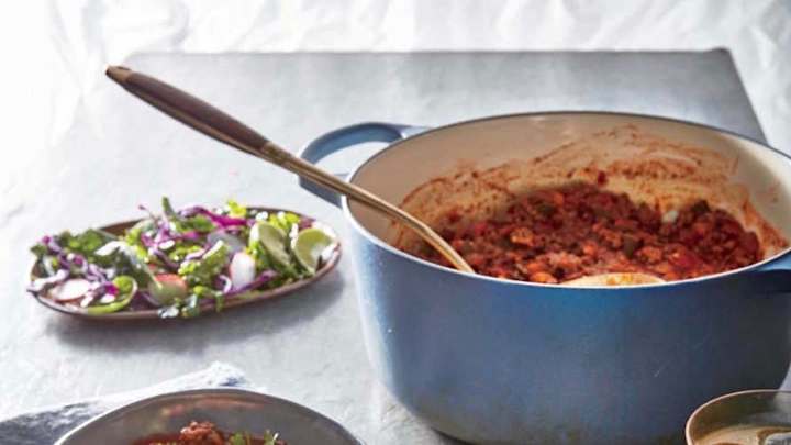 Smoky Beef and Poblano Chili