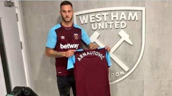 West Ham Complete the Signing of Stoke City Forward Marko Arnautovic on 5-Year Deal