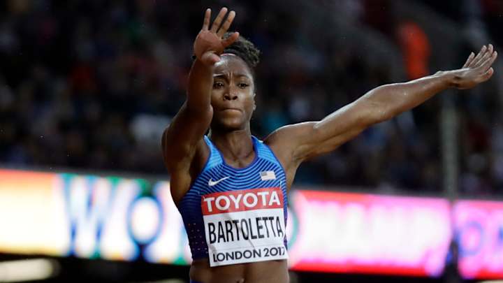 New author Tianna Bartoletta tries to defend long jump title