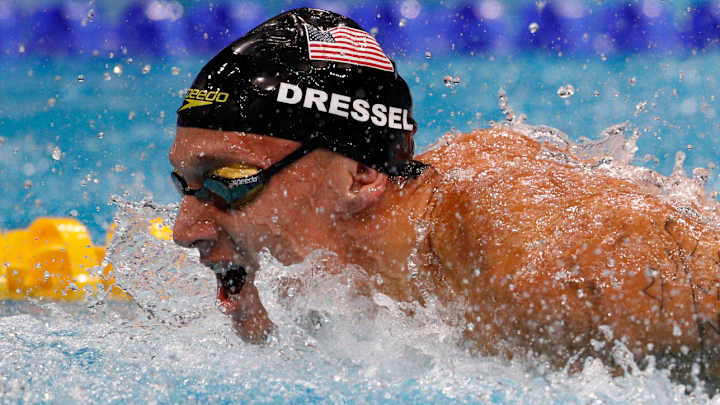 Caeleb Dressel Ties Michael Phelps' World Championships Record, Wins 7th Gold Medal