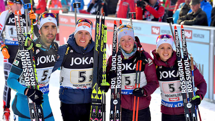 Schempp helps Germany win mixed relay at biathlon worlds